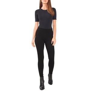 NWT Vince Camuto Slim Leg Ponte Leggings in Black, Size XS